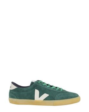 Veja Suede Volley Sneakers - Green