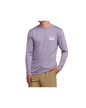 Billabong Unity Loose Fit Long Sleeve Rashguard - Purple