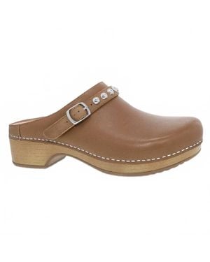 Dansko Britton Tumbled Mule - Brown