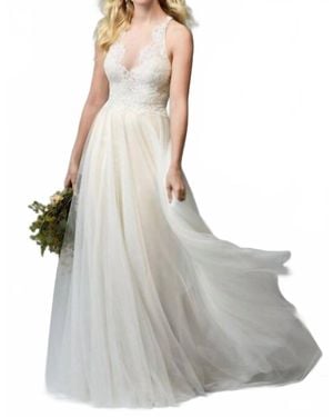 Watters Vira Wedding Dress - Gray
