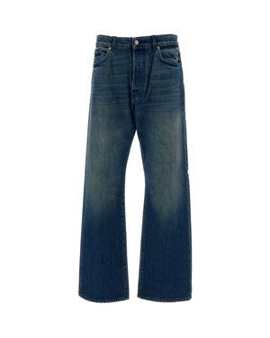 Dries Van Noten Peyter Mid-Rise Loose-Fit Denim Jeans - Blue