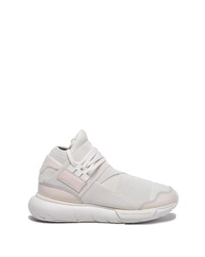 Y-3 Qasa Sneakers Leather Polyester - White