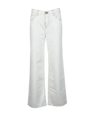 L'Autre Chose Cotton Jeans - White