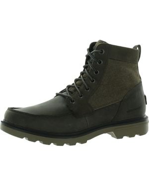 Sorel Carson Waterproof Moccasin Hiking Boots - Black