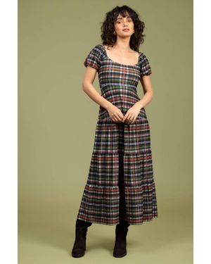 Smith & Quinn Heidi Puff Sleeve Dress - Green