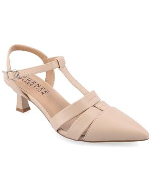 Journee Collection Collection Jazlynn Wide Width Pump - Pink