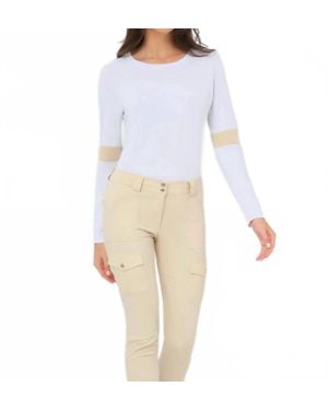 Anatomie Kensley Contrast Pima Top - White