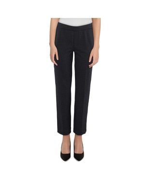 Liverpool Jeans Company Kayla Plaid Viscose Trouser Pants - Black