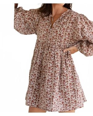 BECASA Relaxed Mini Dress - Natural