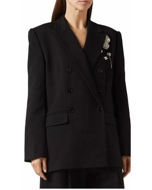 Saint Art Tanner Embellished Blazer - Black