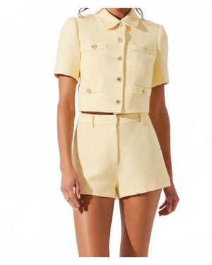 Astr Eaton Shorts - Natural