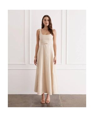 Aqua Blu Australia Claudette Maxi Dress - Natural