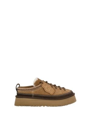 UGG Heritage Shearling Suede Slippers - Brown