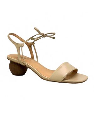 Bruno Menegatti Annette Leather Sandal - Metallic