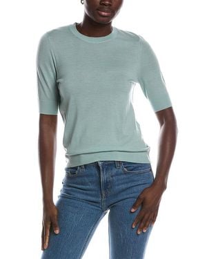 BOSS Boss Farbella Wool T-Shirt - Blue