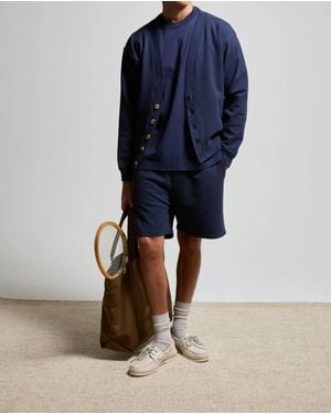 Asher Silas Fleece Short - Blue