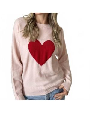 Six Fifty I Love U Sweetheart Sweater - Red