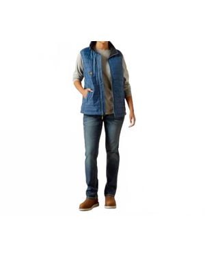 Ariat Rebar Cordura Ripstop Lightweight Insulated Vest - Blue