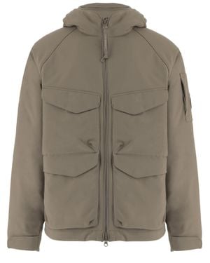 C.P. Company Stretch Nylon Hooded Jacket - Green