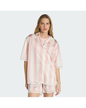 adidas Lace Jacquard Shirt - Pink