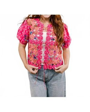 Layerz Clothing Everly Vest - Red
