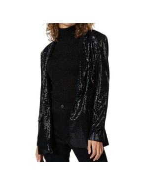 EsQualo Sequin Blazer - Black