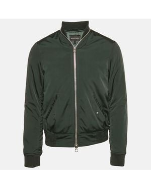 Emporio Armani Synthetic Bomber Jacket - Green