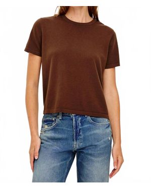 Rails Cotton Cashmere T-Shirt - Black