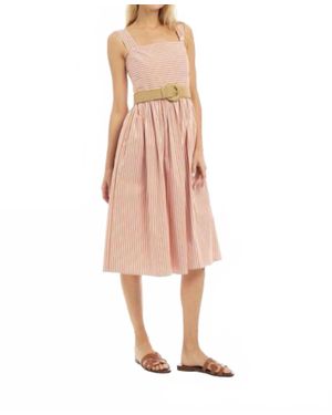 Patty Kim Stripe Midi Sundress - Pink