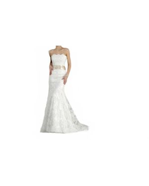 Impression Bridal Mermaid Lace Wedding Dress - Black