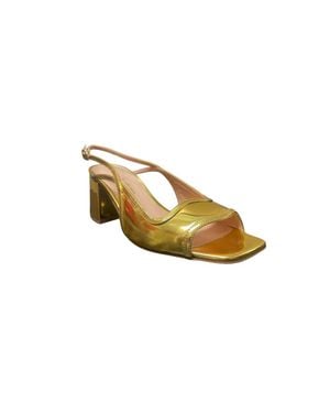 Rupert Sanderson Cavalcade Mirror Heels - Metallic