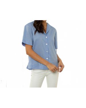 Thirteen Seven Fancy Bowler Shirt - Blue