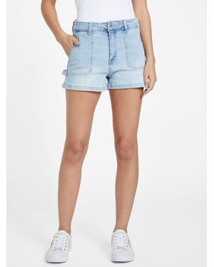 Guess Mischa Denim Carpenter Shorts - Blue