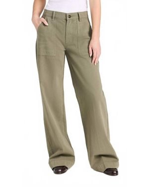 RE/DONE Baker Wide Leg Pants - Green