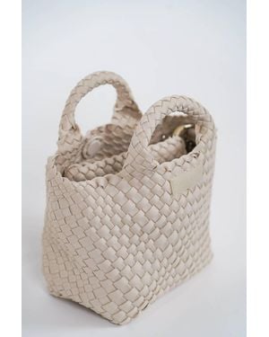 Parker And Hyde Mini Woven Tote Bag - Natural