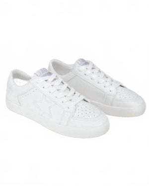 Grace and Lace Star Sneaker - White