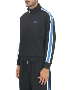 Calvin Klein Polyester-Blend Zip Hoodie - Blue