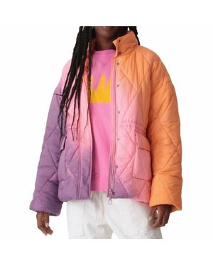 Electric and Rose Aiden Ombre Quilted Jacket - Pink