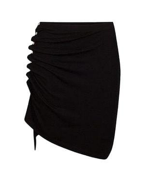 Rabanne Pleated Mini Skirt - Black