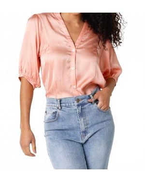 Olivaceous Bright Ideas Top - Blue