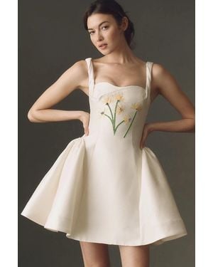LEO LIN Ariel Embellsihed Mini Dress - Black