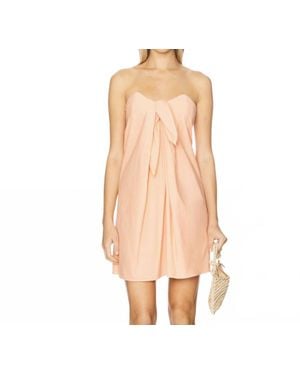 Caroline Constas Kaia Mini Dress - Pink