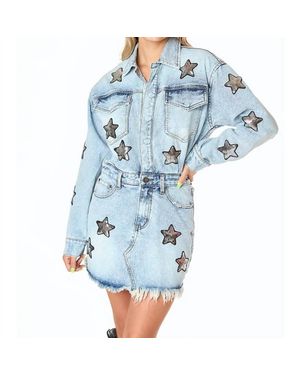 BuddyLove Raelynn Denim Dress - Blue
