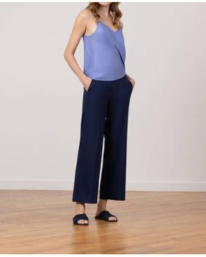 Avenue Montaigne Grace Cropped Trouser - Blue