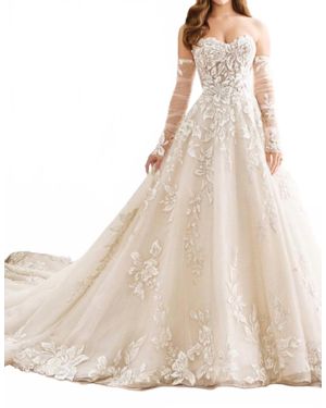 Martin Thornburg Amaryllis Ball Gown - Natural
