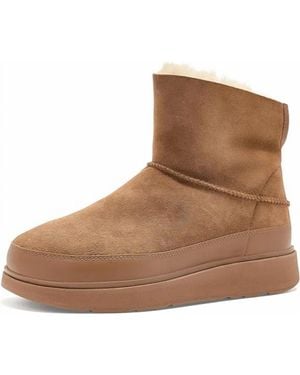 Fitflop Gen-Ff Mini Double-Faced Shearling Boot - Brown
