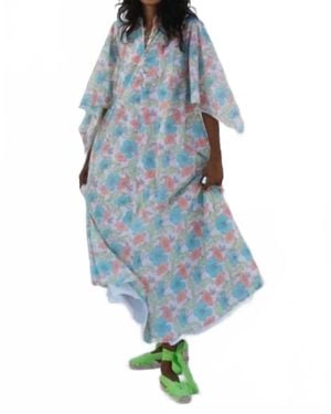 SZ Blockprints Artemisia Dress - Blue