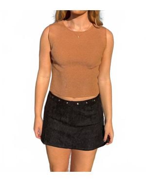 Klesis Peekaboo Knit Top - Black