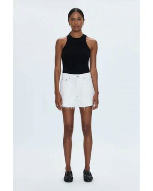 Pistola Kennedy Mid Rise Cut Off Short - Black