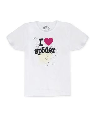Sp5der Souvenir Baby T-Shirt - White